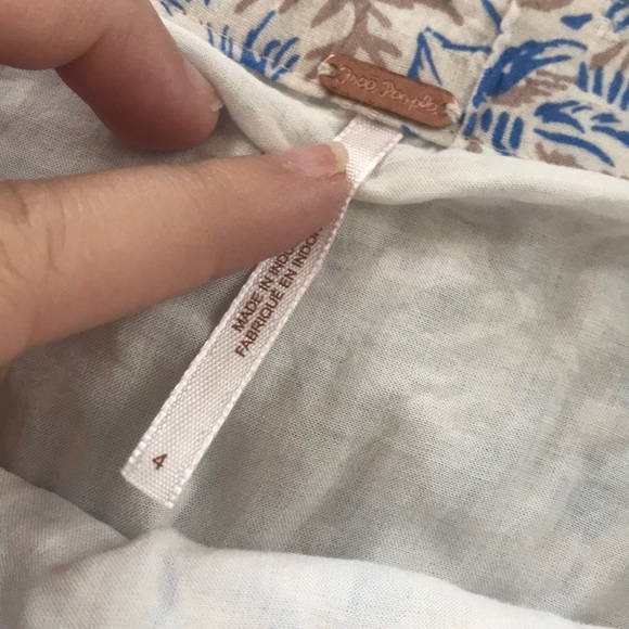 Free People hi low floral midi wrap skirt - Picture 7 of 8